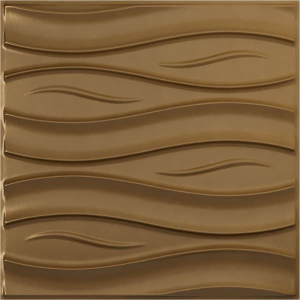 Ekena Millwork 19 5/8in. W x 19 5/8in. H Swell EnduraWall Decorative 3D Wall Panel Covers 2.67 Sq. Ft. WP20X20SSCGH - main